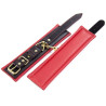 Generique Menottes de poignets rembourrées Thicken Noir-Rouge